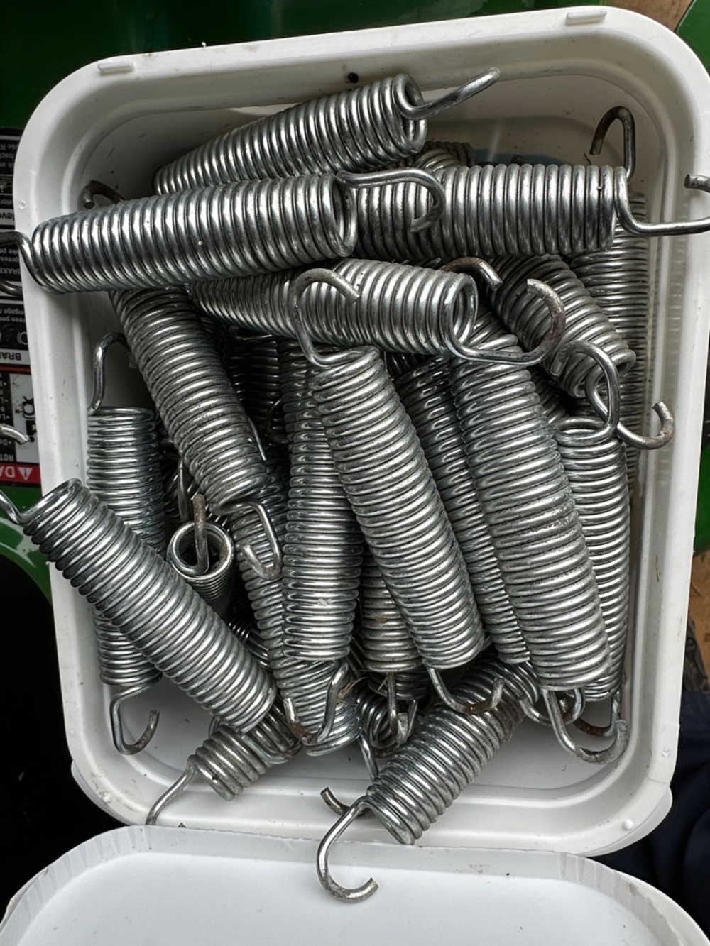 Six heavy-duty 5 1/2” trampoline springs for $15